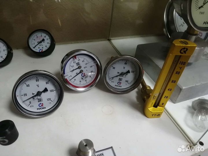 Термоманометры, манометры, термометры