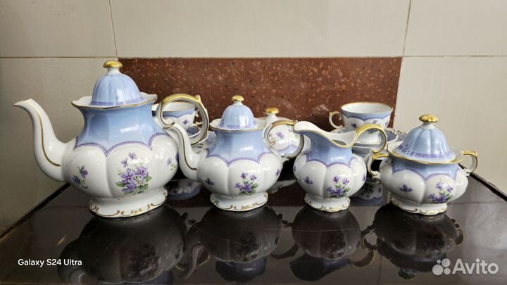 Фарфоровый чайный сервиз Германия 1940х г