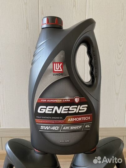 Моторное масло Lukoil Genesis Armortech 5W-40,4л