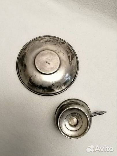 Чайная пара. Серебро 84 проба