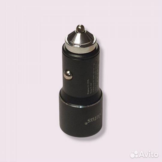 Зарядка 36W для смартфона в авто Type-C + USB