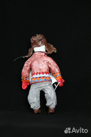 Ватная игрушка ручной работы