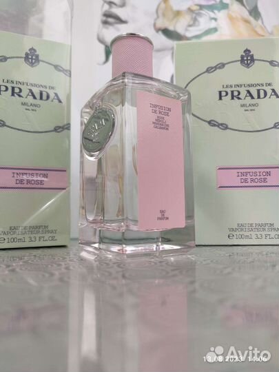 Парфюмерная вода prada infusion DE rose