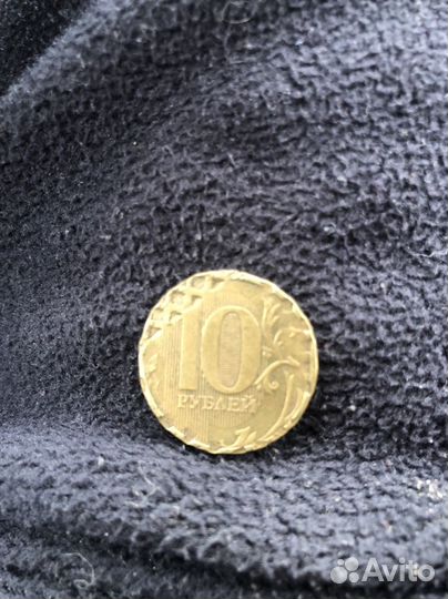 Монета с заводским браком