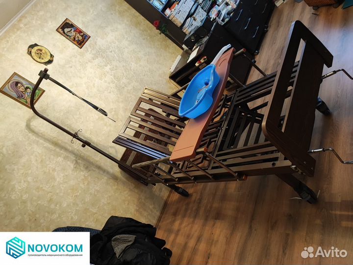 Медицинская кровать с туалетным устройством