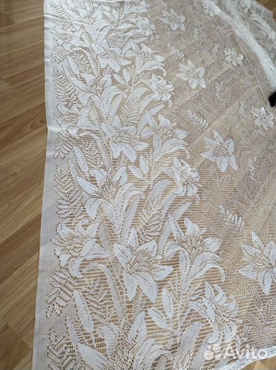 Тюль два полотна