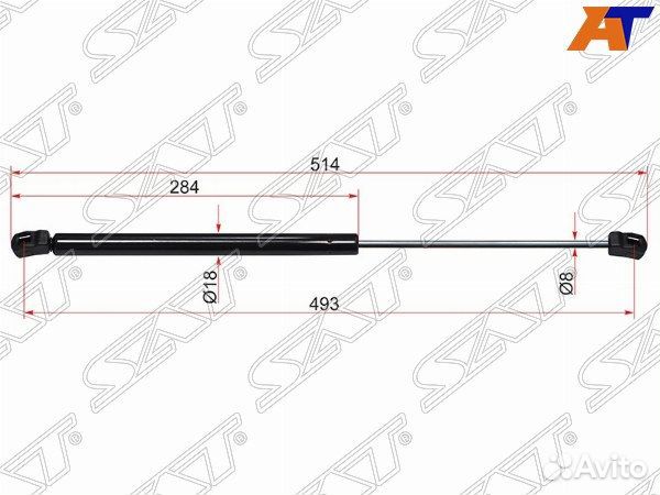 Амортизатор крышки багажника KIA RIO