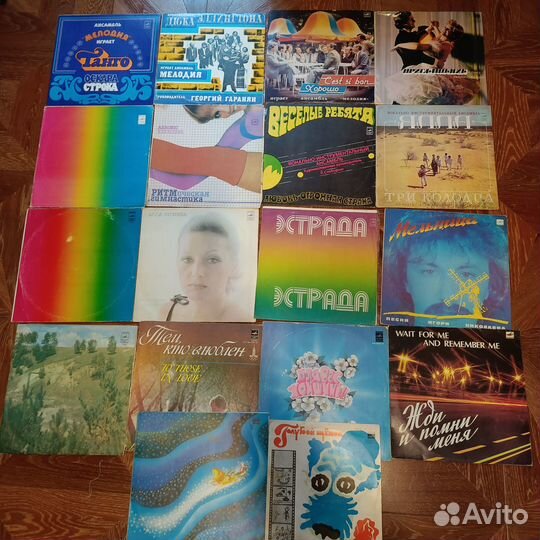 Винловые пластинки. Советская и зарубежная эстрада