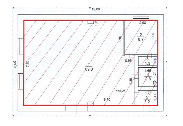 Здание, 84.8 м²