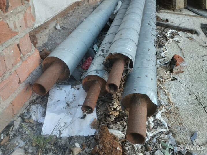 Труба ППУ оц 125 57х3.5 и Труба вгп ППУ оц 110 32х