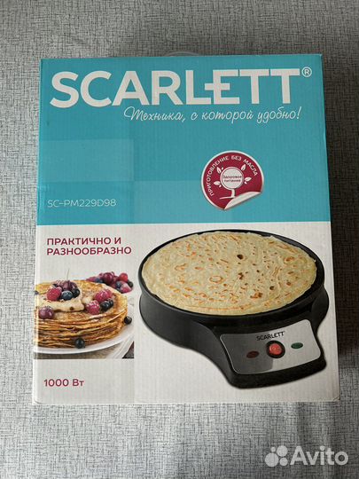 Блинница электрическая scarlett