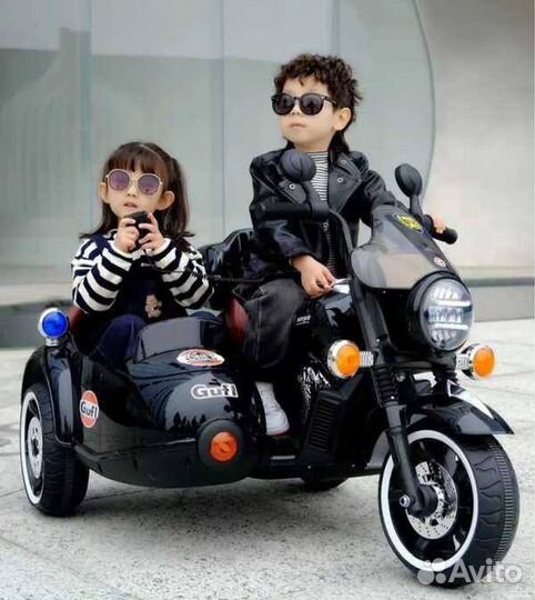 Детский электромобиль мотоцикл