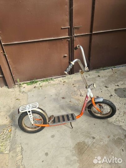 Самокат с большими колесами