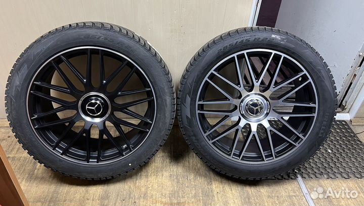 Зимний комплект колес на GLS 167, глс 167 р 22