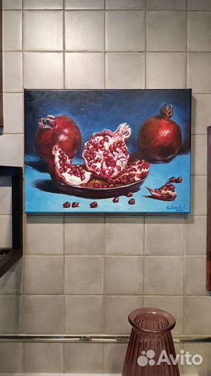 Картина маслом на холсте натюрморты