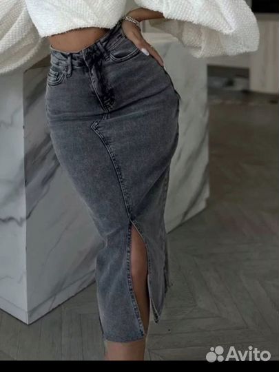 Джинсовая юбка