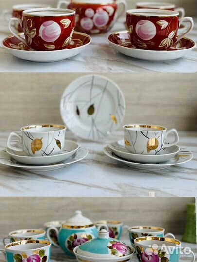 Чайные сервизы, Вербилки, дулево, Богдановичи