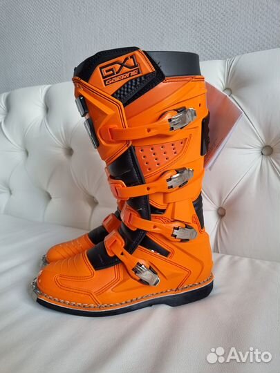 Новые Мотоботы Gaerne GX 1 Goodyear Enduro Orange