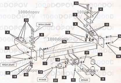 Фаркоп Gaz Газ Соболь NN 2023-н.в Sheriff 5802.32