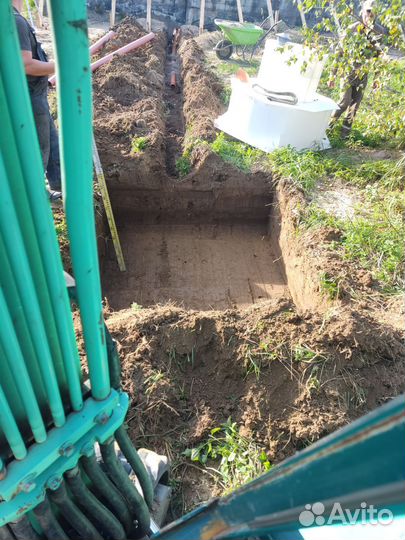Услуги мини экскаватора копка земляные работы