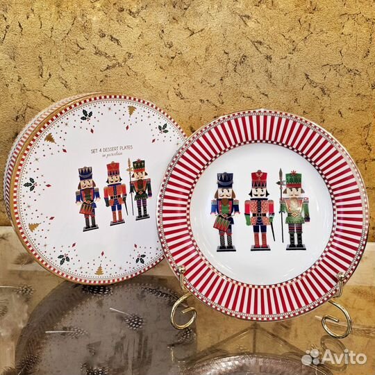 Тарелка суповая десертная обеденная Щелкунчик