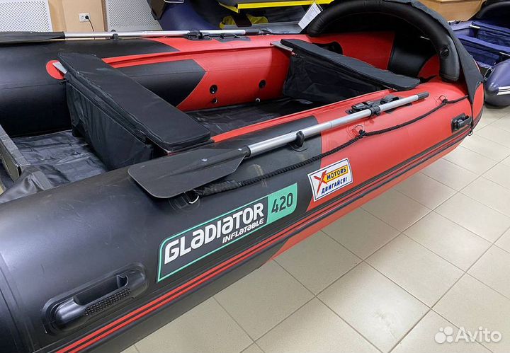 Надувная лодка gladiator E420 AIR С нднд Тобольск