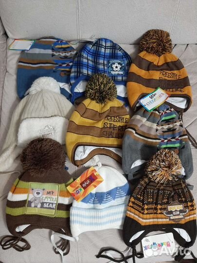 Шапки новые для мальчика