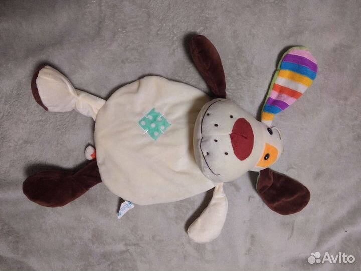 Мягкая игрушка собака с замочком