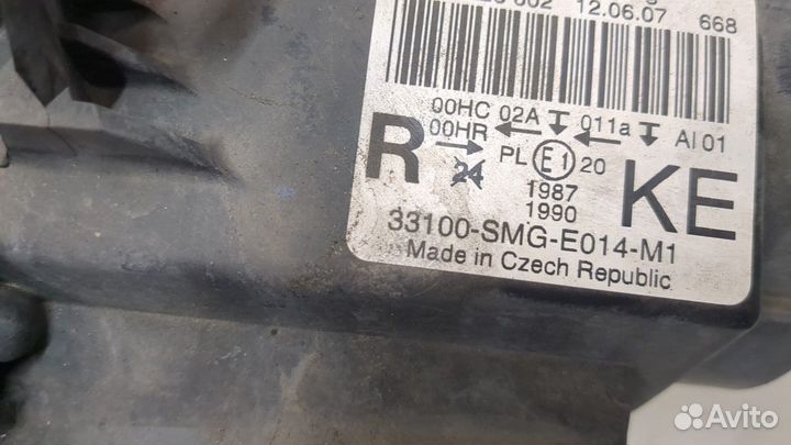 Фара (передняя) Honda Civic, 2007