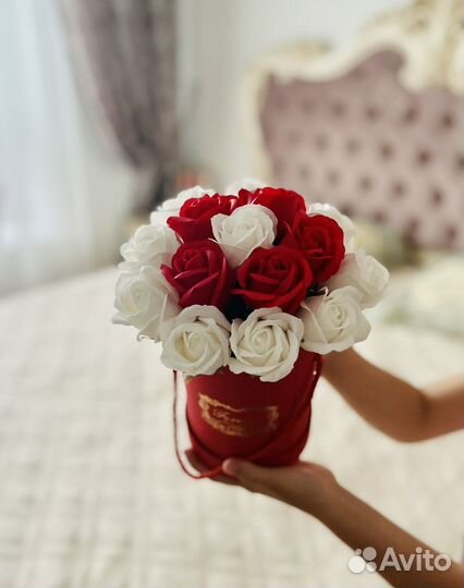 Букет из мыльных цветов