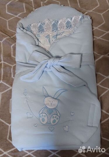 Конверт на выписку для мальчика летний