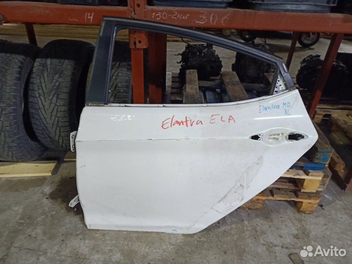 Дверь задняя левая Hyundai Elantra 5 MD G4FG