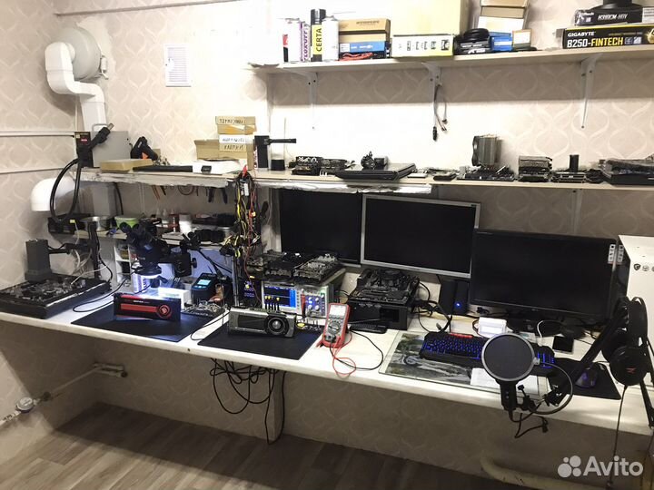 Профессиональный ремонт видеокарт ноутбуков и пк