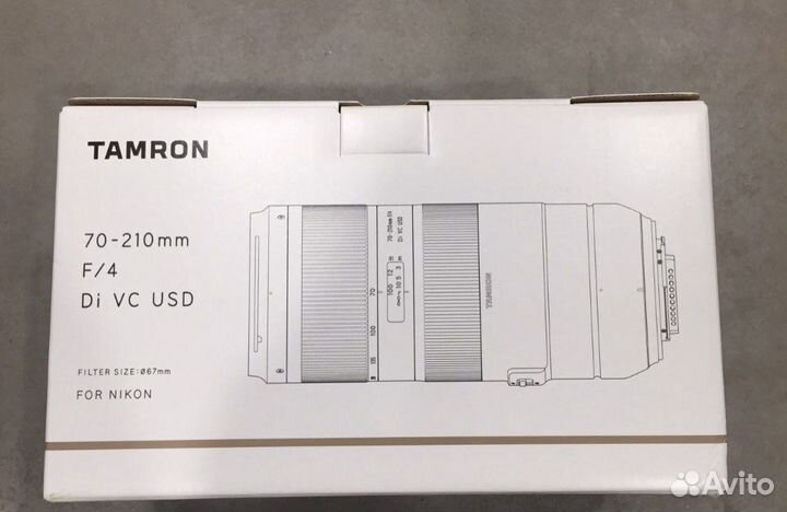 Tamron 70-210 f/4 Di VC USD Canon EF, новый