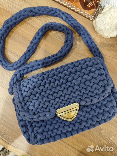 Сумка из трикотажной пряжи