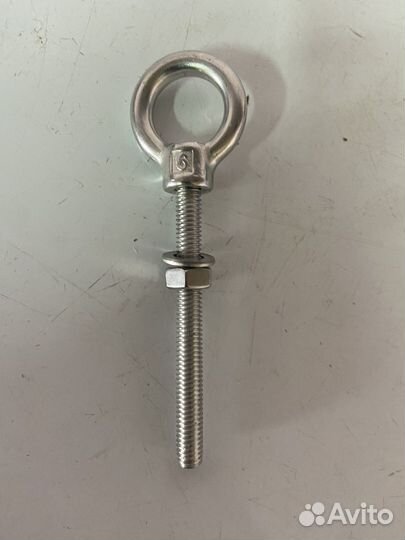 Рым-болт с проушиной 6х60мм диаметр уха 16 мм