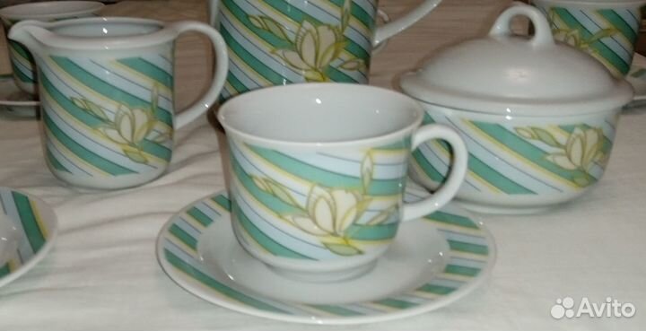 Сервиз ГДР jlmenau 1777, СССР новый