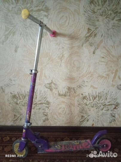 Самокат детский двухколесный бу