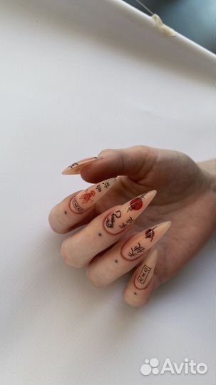 Маникюр наращивание Дип-система/Титановое