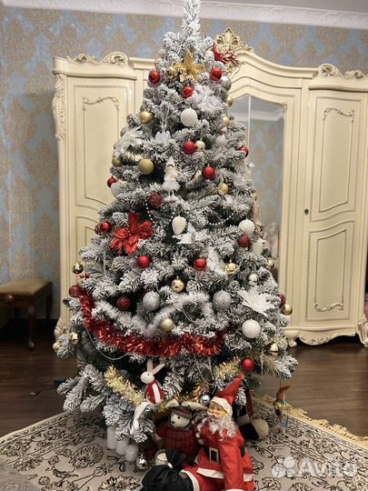 Елка искусственная заснеженная + Доставка