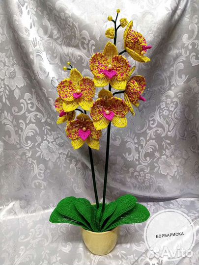 Орхидеи из бисера