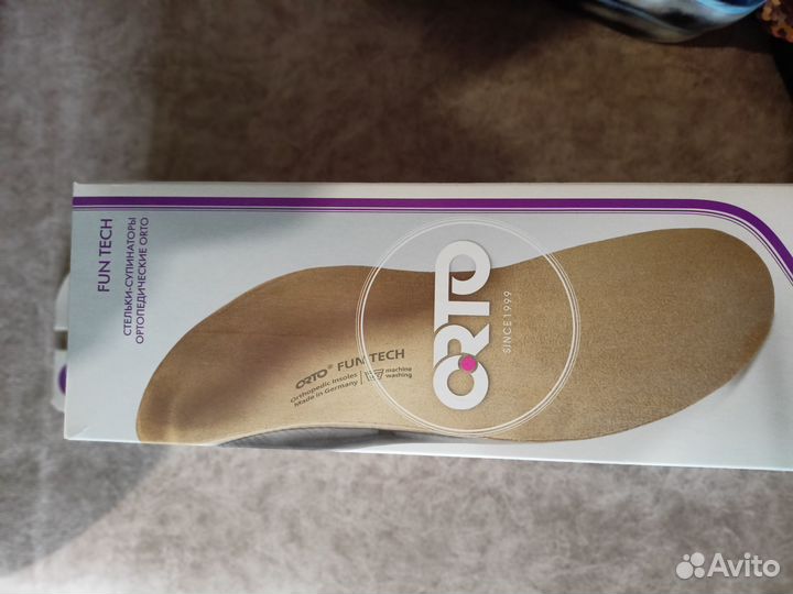 Стельки ортопедические orto fun tech