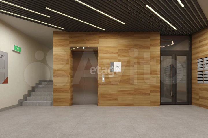 2-к. квартира, 56,5 м², 4/5 эт.