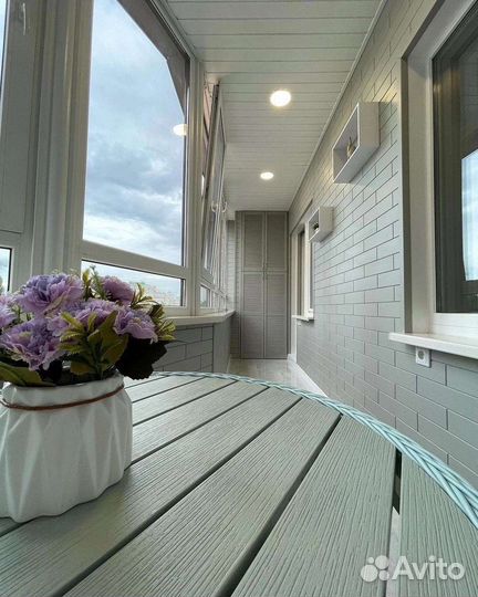 Отделка лоджии