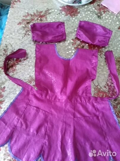 Детский фартук с налокотниками