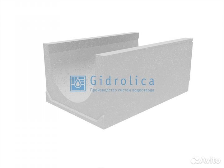 Лоток водоотводный бетонный коробчатый GBU (со-30