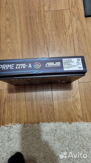 Материнская плата LGA 1151 Asus prime Z270 A