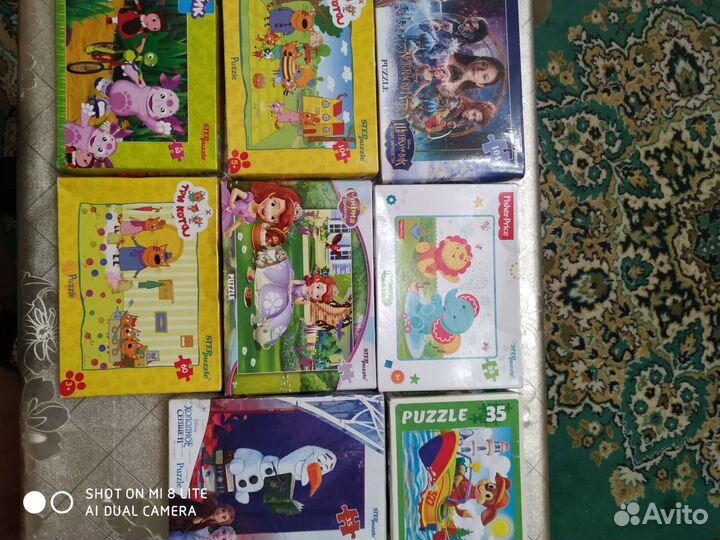 Пазлы б/у
