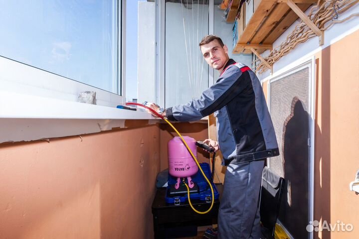 Обслуживание чистка кондиционеров и сплит систем