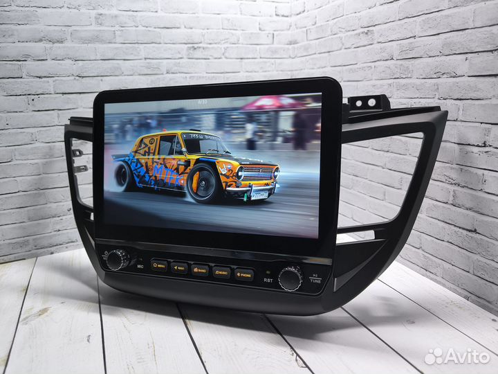 Магнитола hyundai Tucson 2gb/32gb 10 дюймов